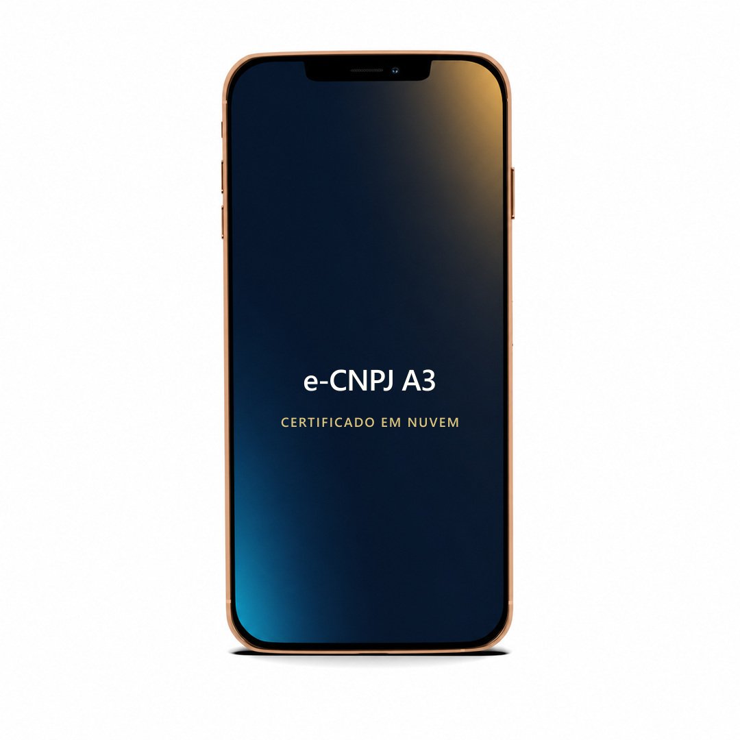 Certificado Digital e-CNPJ A3 em nuvem
