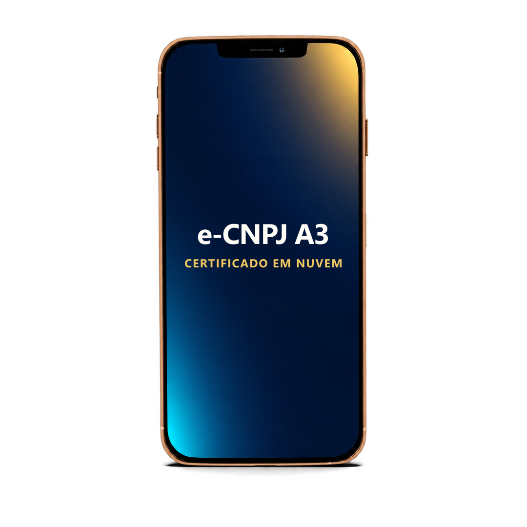 Certificado Digital e-CNPJ A3 em nuvem