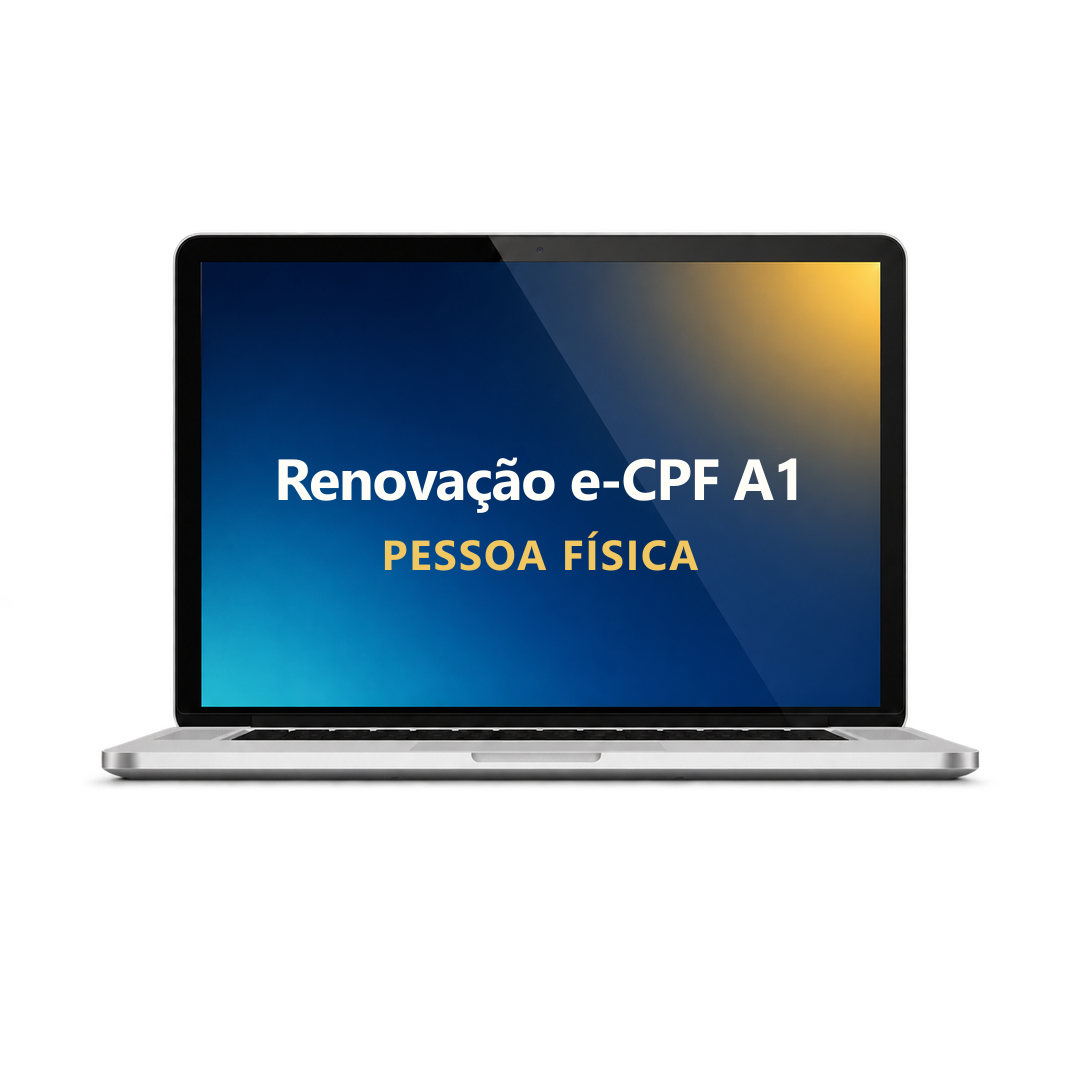 Renovação Certificado Digital e-CPF A1